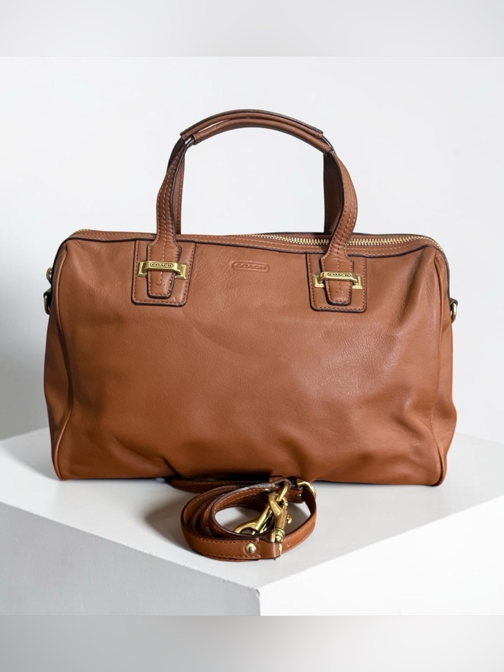 Coach Legacy Mini Tanner Leather Satchel Shoulder Crossbody Handbag! EUC!!